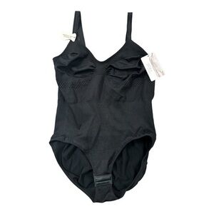 Women’s REAL Black Seamless Full Body Sculpting Shapewear Bodysuit NW…